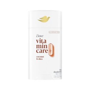 Dove VitaminCare+ Aluminum Free Deodorant Stick Coconut & Shea