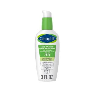 Cetaphil Face Moisturizer, Daily Oil Free Facial Moisturizer with SPF 35