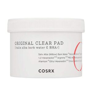COSRX BHA Toner Pads, 70 Sheets, Exfoliating Pads for Dead Skin & Blackheads