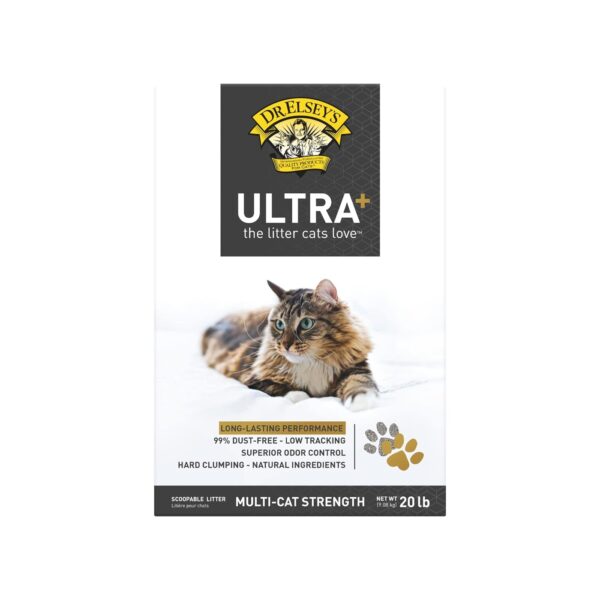 Dr. Elsey's Ultra+ Clumping Clay Cat Litter 20-lb