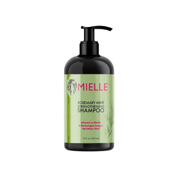 Mielle Organics Rosemary Mint Strengthening Shampoo Infused with Biotin - 12 Ounces
