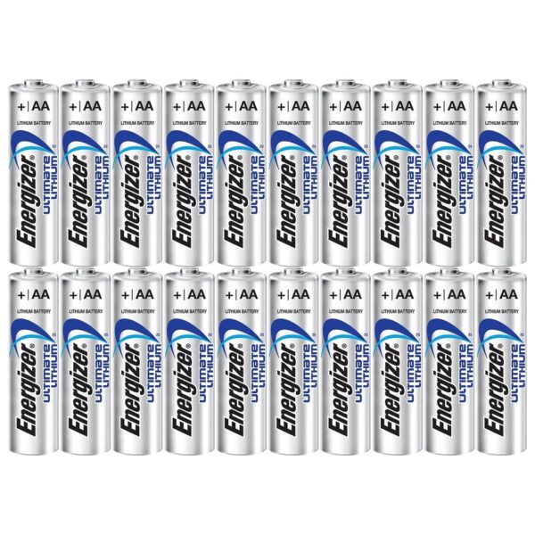Energizer Ultimate Lithium AA Size Batteries - 4 Count - 5 Pack