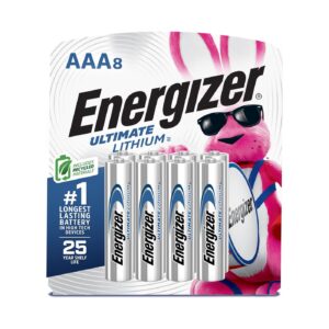 Energizer AAA Batteries, Ultimate Triple A Battery Lithium, 8 Count