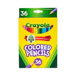 Crayola Colored Pencils (36ct), Kids Pencils Set, Art Supplies, Great for Coloring Books