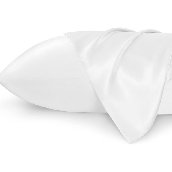 Bedsure Satin Pillowcase for Hair and Skin Queen