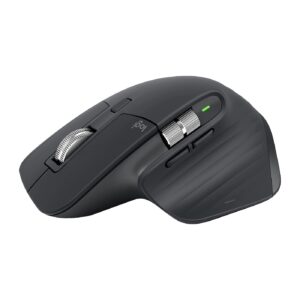 Logitech MX Master 3S - Wireless Performance Mouse, Ergo, 8K DPI, Track on Glass, Quiet Clicks, USB-C, Bluetooth, Windows, Linux, Chrome