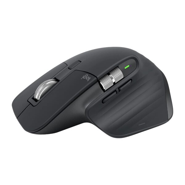 Logitech MX Master 3S - Wireless Performance Mouse, Ergo, 8K DPI, Track on Glass, Quiet Clicks, USB-C, Bluetooth, Windows, Linux, Chrome