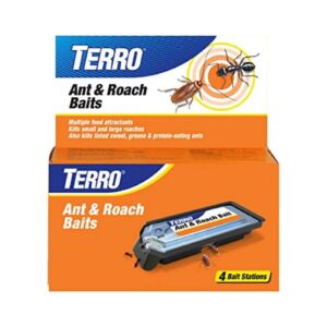 Terro T360 Ant and Roach Stations, 1 PACK Ant & Roach Baits, Black