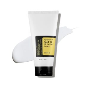 COSRX Snail Mucin 92% Moisturizer, Daily Repair Face Gel Cream for Dry & Sensitive Skin