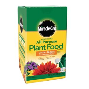 Miracle-Gro Water Soluble All Purpose Plant Food, Fertilizer for Indoor or Outdoor Flowers, 3lb