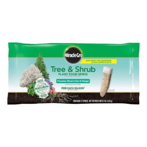 Miracle-Gro Tree & Shrub Plant Food Spikes, 12 Spikes/Pack, 12 count